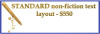 STANDARD non-fiction text layout